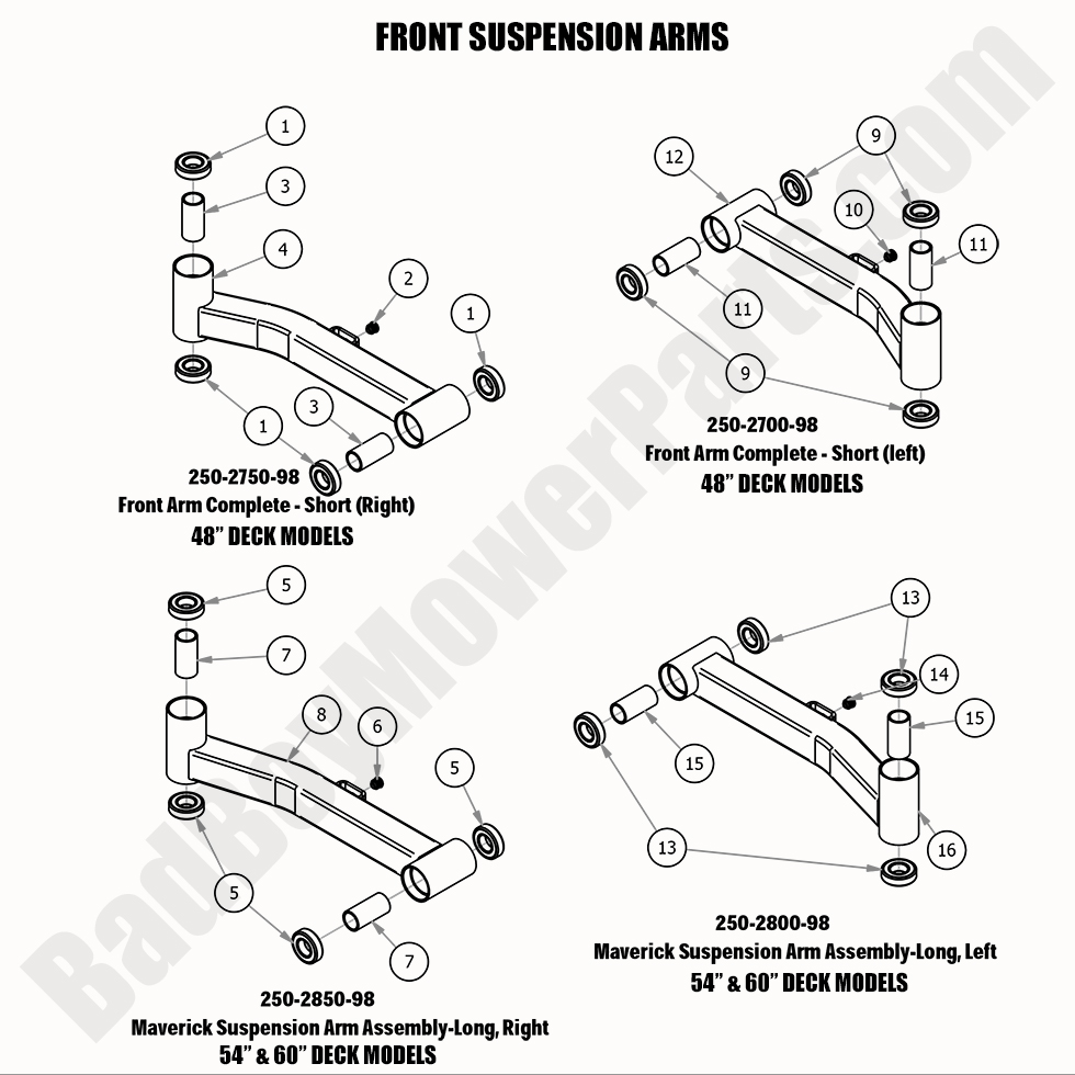 2020 Maverick - Front Suspension Arms